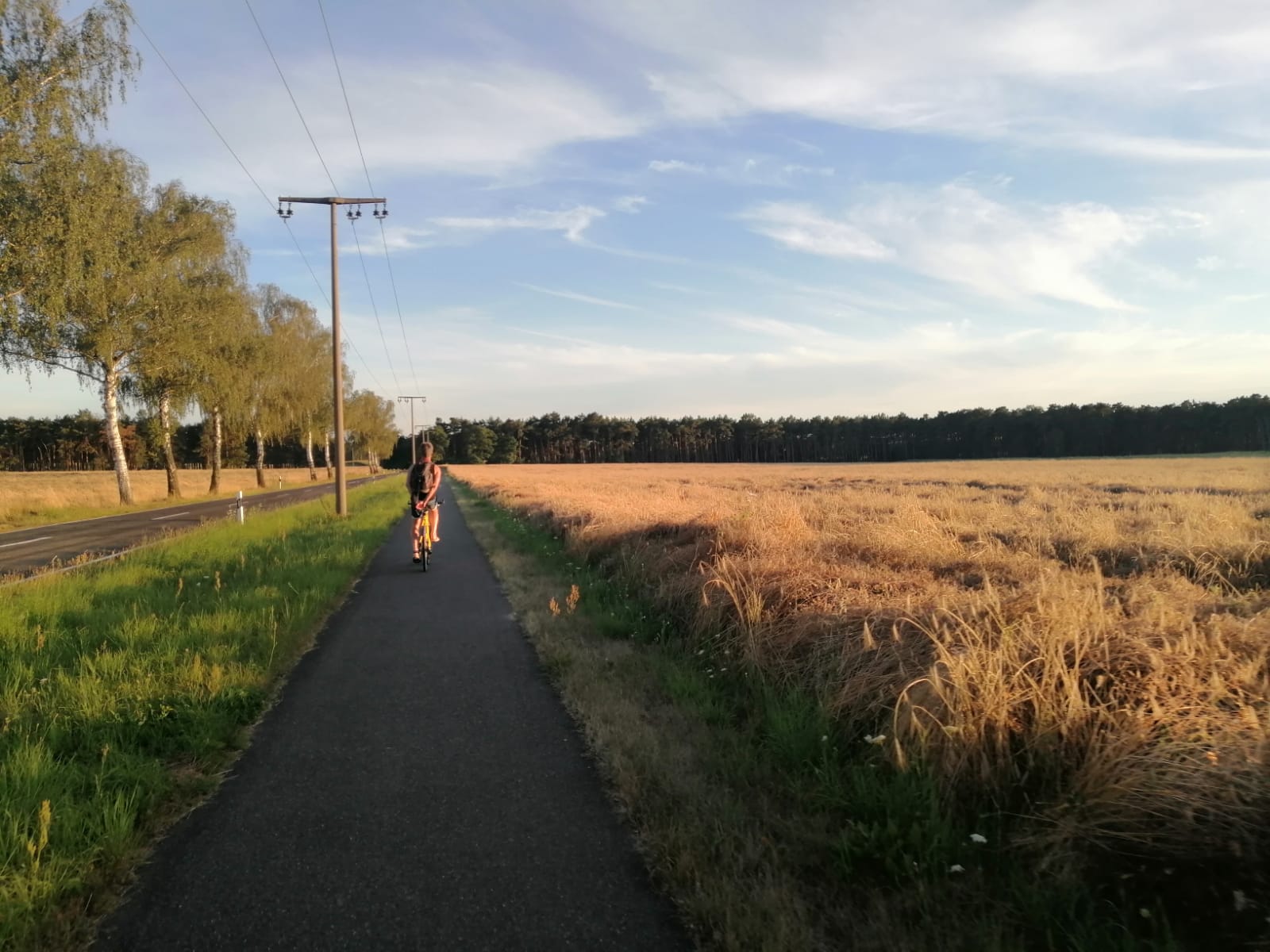 Radweg zwischen Grunow und Mixdorf